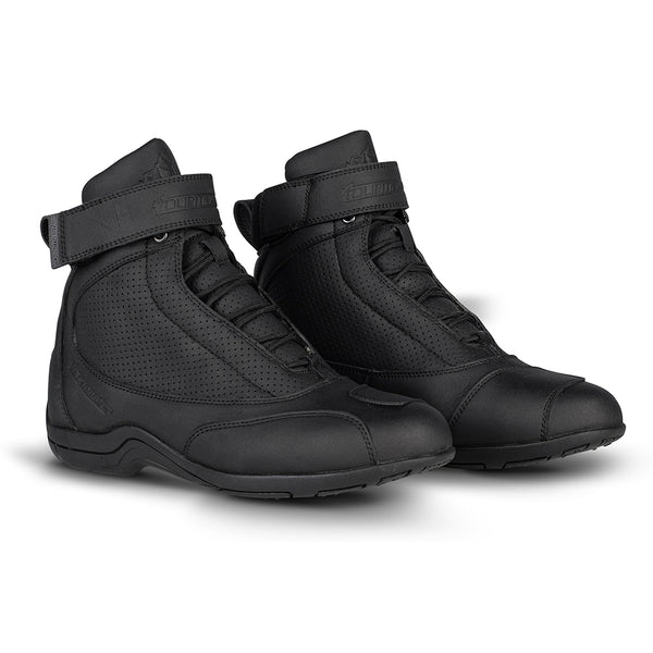 Tourmaster Response SC Road Boots Mens Sz 11 Black Leather Motorcycle Waterproof TourMaster Response SC Mens Leather Road Bike Motorcycle  main image 2