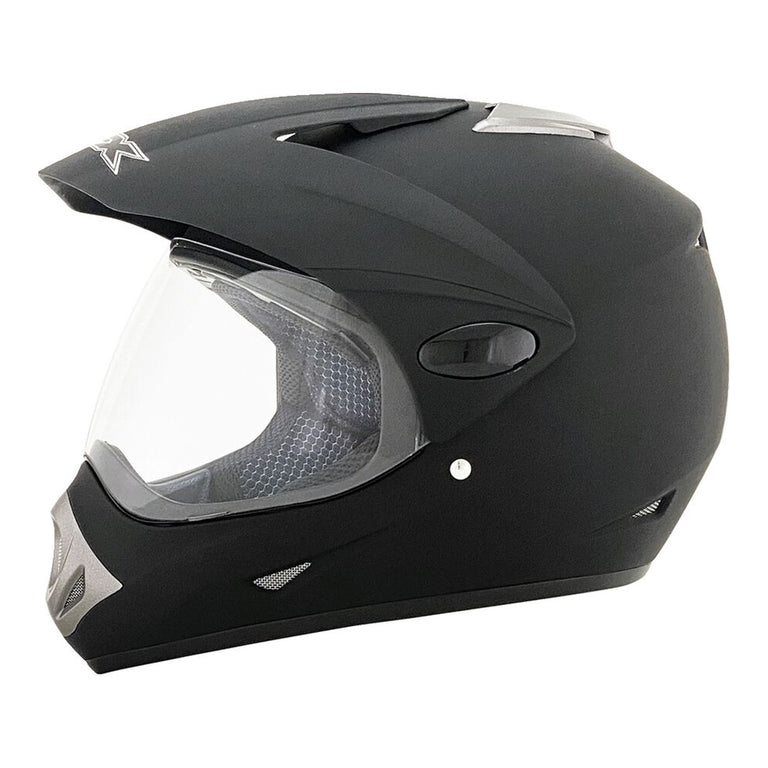 afx motorcycle helmet FX-70 - Gloss Black lightweight composite poly AFX FX-200 Slick Half Helmet