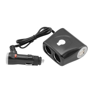 Dual Socket USB Charger/Dual 12V Outlet