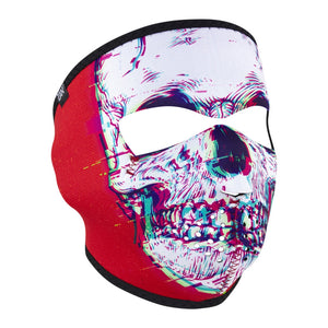 Glitch Skull Neoprene Full Face Mask