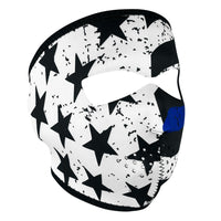 Thin Blue Line Neoprene Full Face Mask