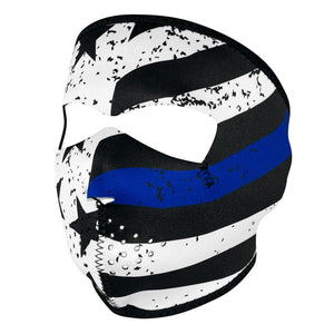 Thin Blue Line Neoprene Full Face Mask