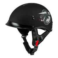 HH-65 DRK1 Half Helmet with Peak Visor