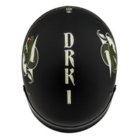 HH-65 DRK1 Half Helmet with Peak Visor