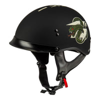 HH-65 DRK1 Half Helmet with Peak Visor