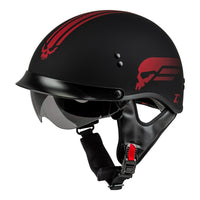 HH-65 Retribution Half Helmet with Peak Visor