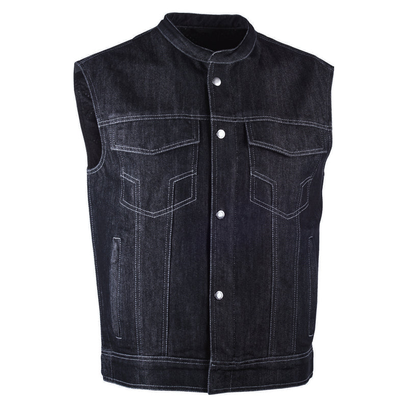 Iron Sights Club Collar Denim Vest