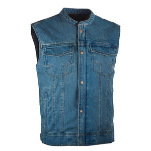 Iron Sights Club Collar Denim Vest