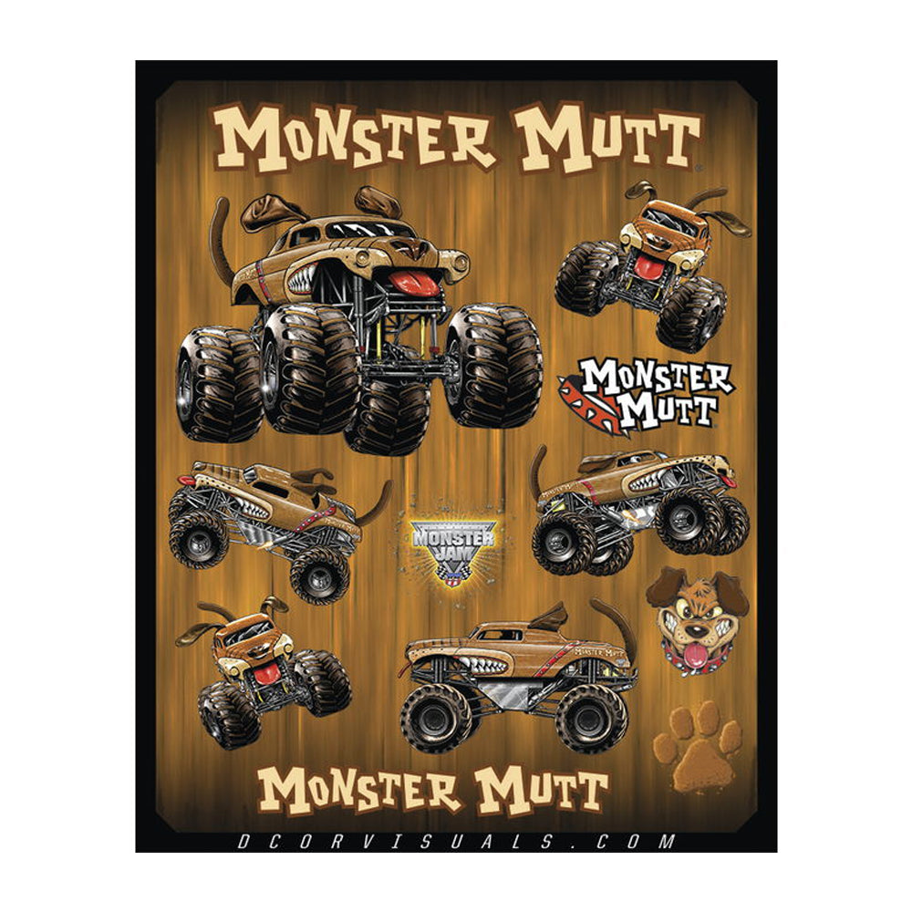 Monster Mutt Decal Sheet
