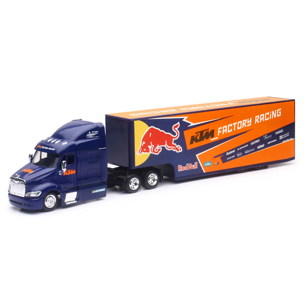 Peterbilt Red Bull KTM Race Team Truck 1:43 Scale