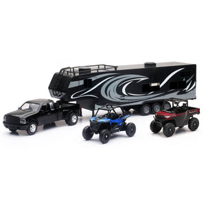 Pick Up Toy Hauler W/ Polaris Vehicles Set