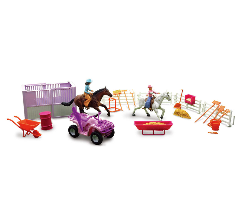 Pink Horse Riding Set