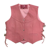 Women’s Side Lace Vest with Medallions