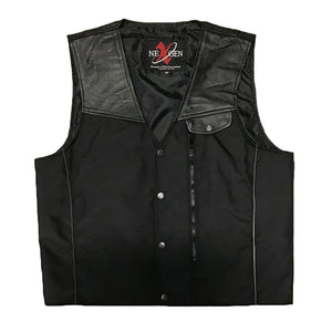 Textile and Leather Concealed Carry Vest