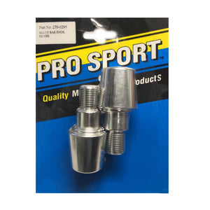 Anti-Vibration Silver Alloy 22MM Bar Ends for Sportbikes
