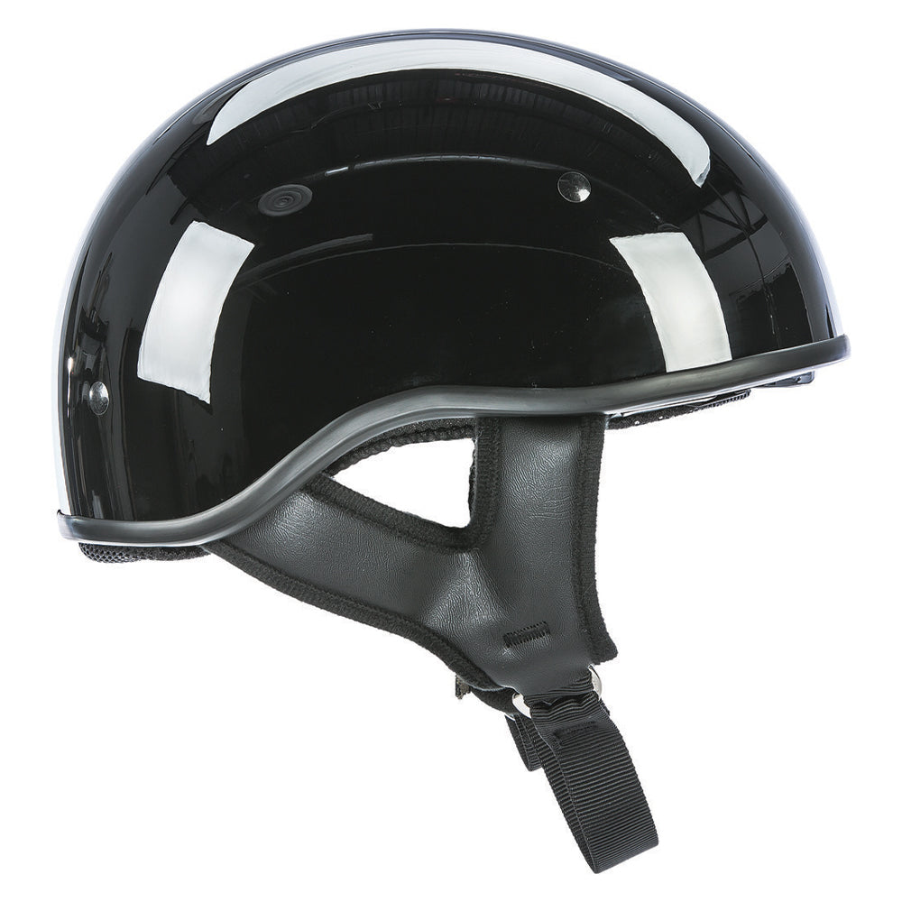 gloss white half helmet motorcycle Fly Racing .357 Solid Half Helmet