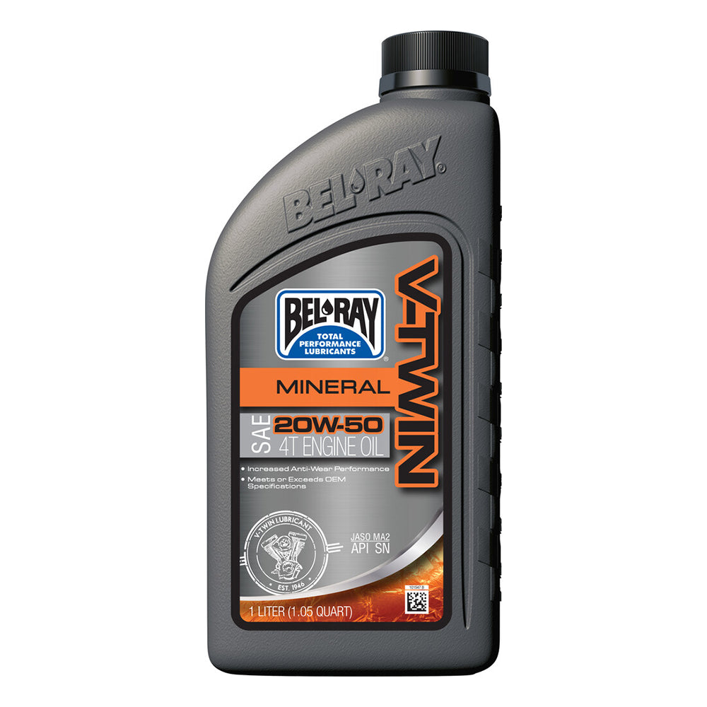 V-Twin Mineral 4T 20W-50 Oil 1L