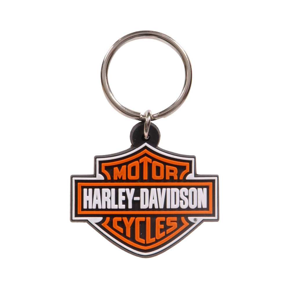 Bar & Shield Key Chain