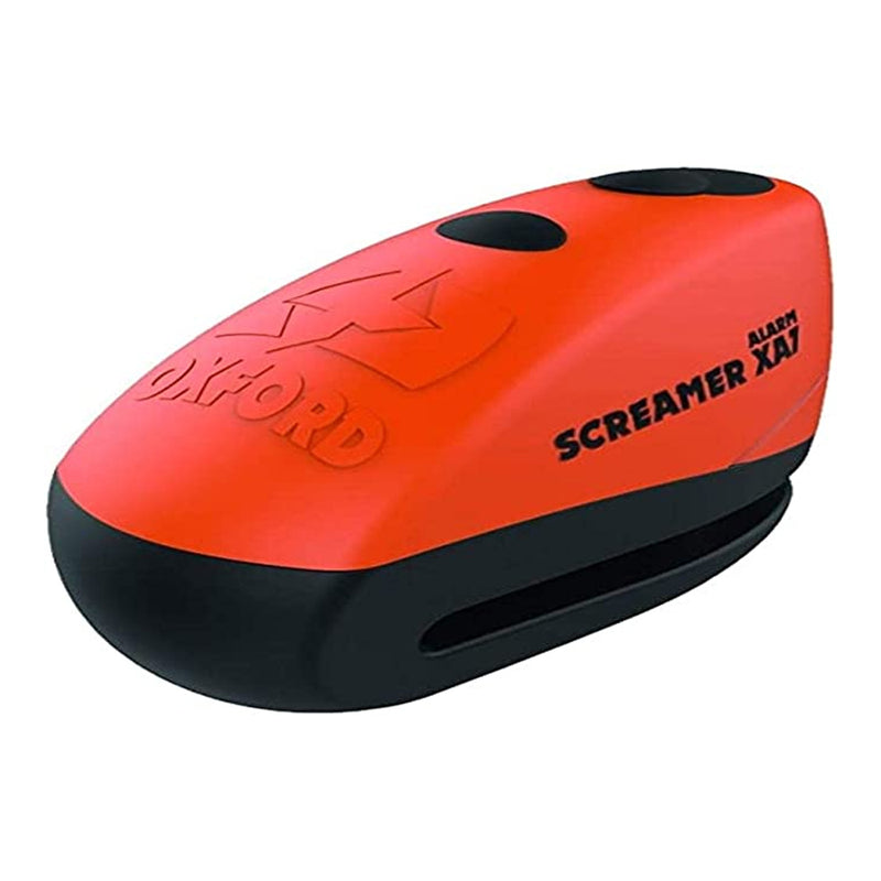 Oxford XA7 Screamer Motorcycle Alarm Disc Lock Black/Fluo – SGI