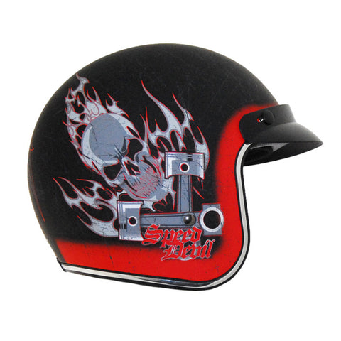 devil helmet motorcycle WOOXGEHM Black Horns for Helmet, Decoration Rubber Horn for Bike, Motorcycle, Electric Car, Scooter, Skiing and Skating Helmets (This Product Contains One Black Horns Only) : Automotive grab a pair of Speed Tabs Horns Motorcycle Red Helmet Shop