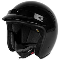 Cheater .75 Helmet Street Helmet Black Brand SM BLACK 
