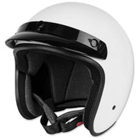 Cheater .75 Helmet Street Helmet Black Brand XS WHITE 