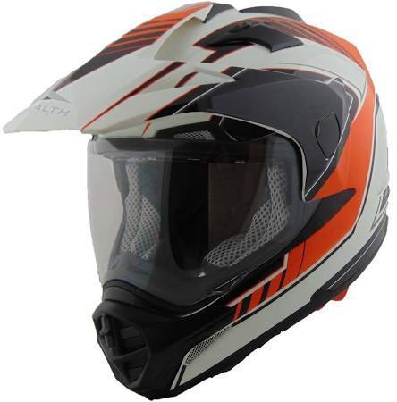 Crosstour Helmet Street Helmet Vega XS ORANGE Dual Sport