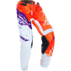 Kinetic Crux Pant Offroad Pant Fly Racing 20 ORANGE YOUTH