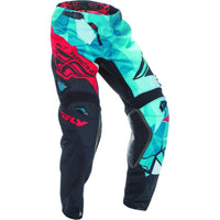 Kinetic Crux Pant Offroad Pant Fly Racing 28 TEAL ADULT