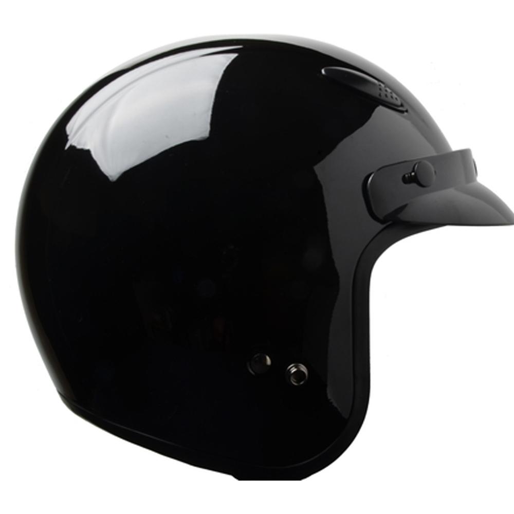 Raptor Open Face Helmet Street Helmet Vega SM BLACK 