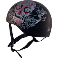 Retro Old School Muerte Helmet Street Helmet Zox 2XS GREY 