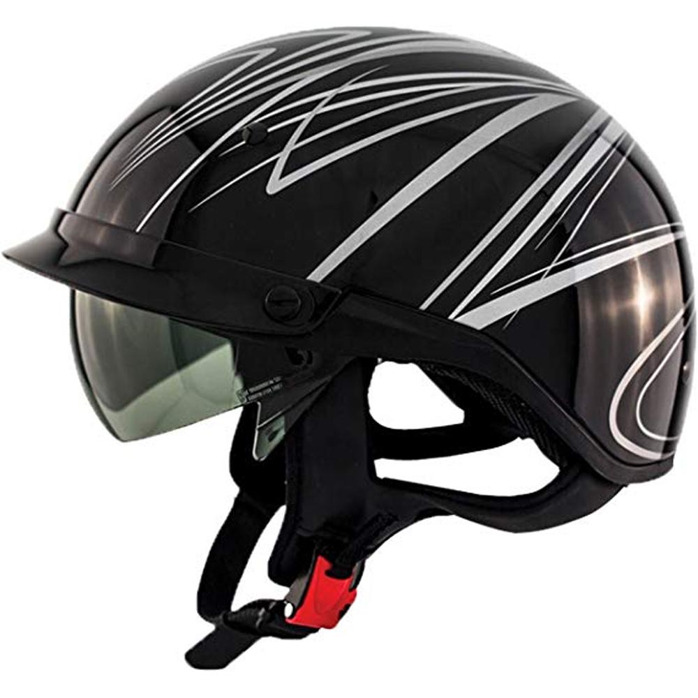 Roadster DDV Helmet Street Helmet Zox 2XS SILVER ADULT