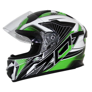 Thunder R2 Force Helmet Street Helmet Zox XS GREEN ADULT