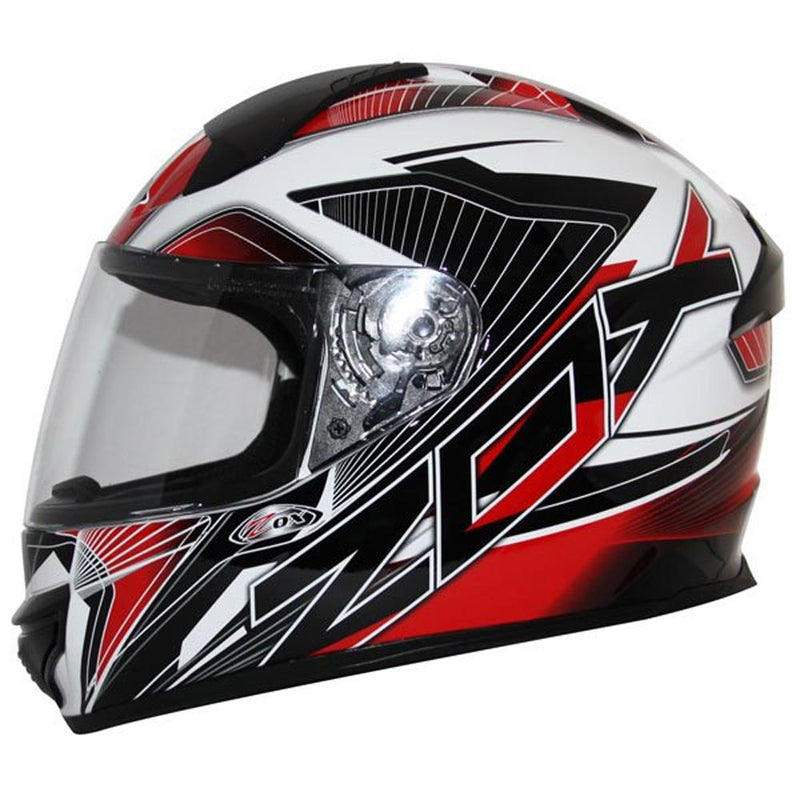 Thunder R2 Force Helmet Street Helmet Zox XS RED ADULT