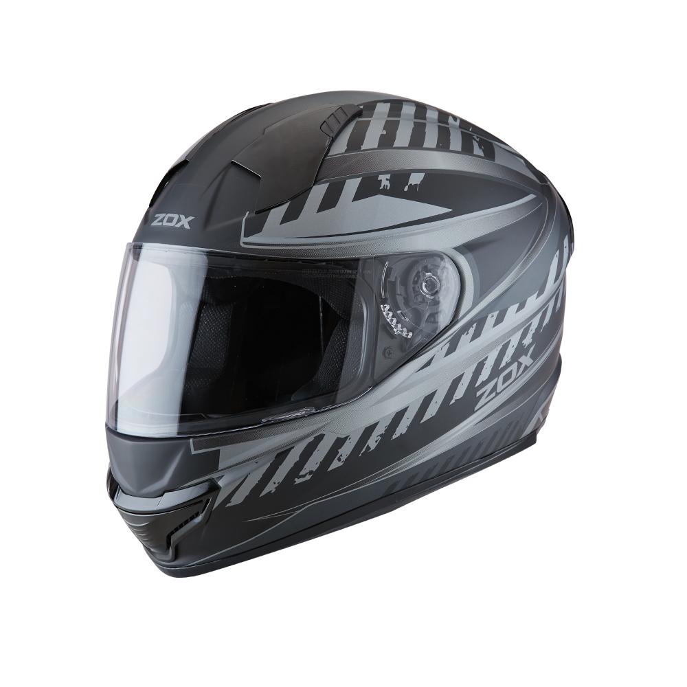 Thunder R2 Helmet Street Helmet Zox XS BLACK ADULT