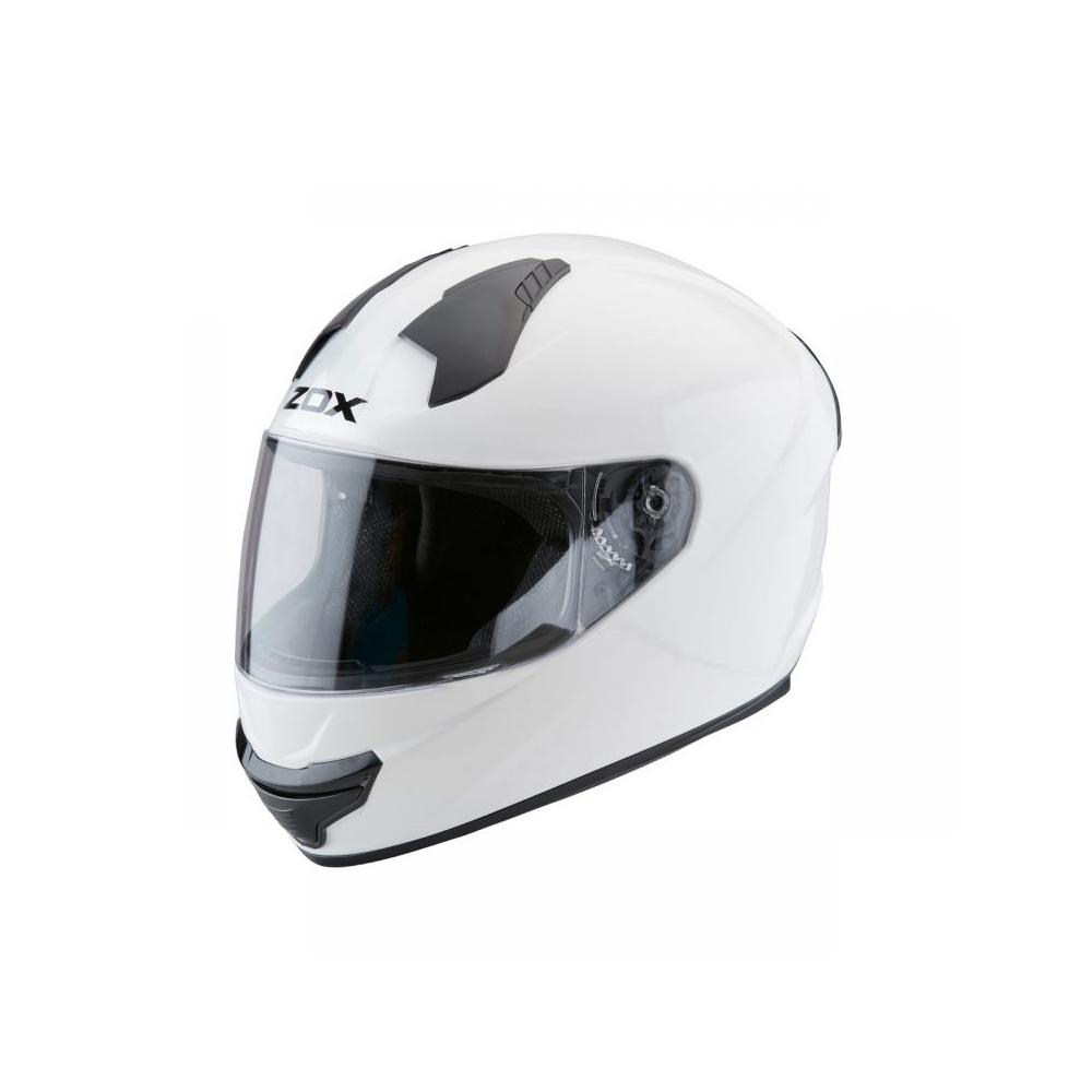 Thunder R2 Solid Helmet Street Helmet Zox XS WHITE ADULT