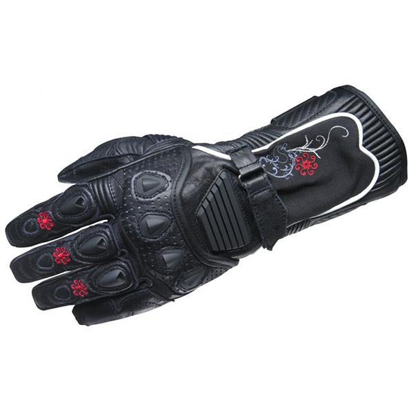 Women's Fiore Long Glove Street Glove Scorpion Exo Women's XS Black Women's